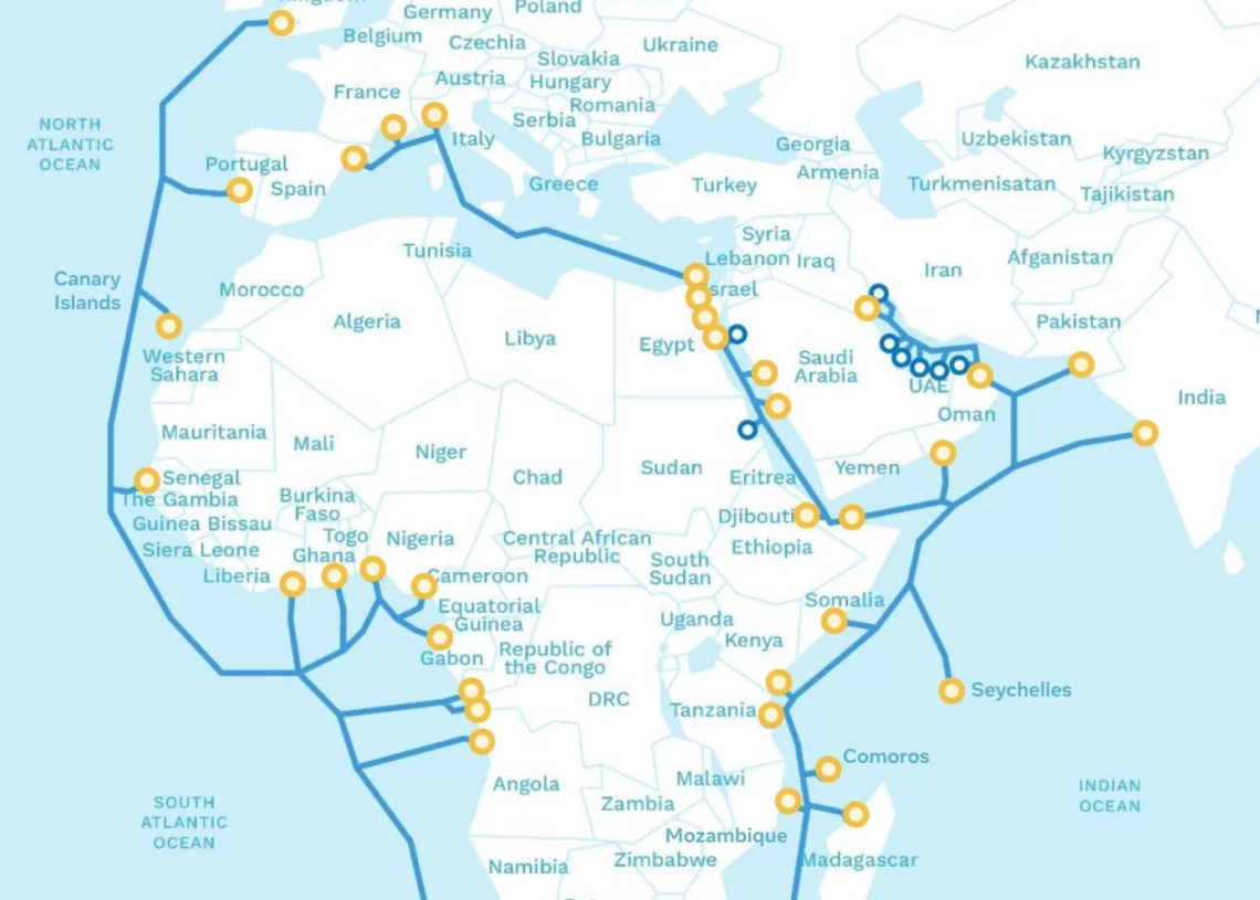 المصرية للاتصالات تعلن اكتمال مشروع الكابل البحري 2Africa 20 - جريدة المساء المصرية للاتصالات تعلن اكتمال مشروع الكابل البحري 2Africa 19 - جريدة المساء