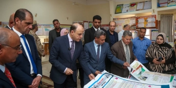 محافظ كفرالشيخ يفتتح قسمين جديدين بمدرسة الشهيد خالد حمدي الصناعية 1 - جريدة المساء