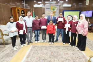 مكافآت مالية للطلاب المتفوقين بمدرسة النور للمكفوفين.. بشبين الكوم 21 - جريدة المساء