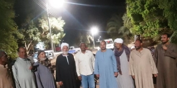 أهالى القفايطة بنصر النوبة يشكرون الرئيس عبد الفتاح السيسى بعد تحقيق حلم تركيب الكهرباء والمياه . 1 - جريدة المساء