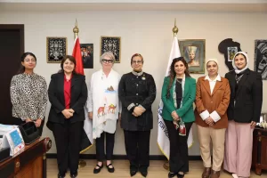 المستشارة أمل عمار تستعرض ملف تمكين المرأة خلال إستقبالها سفيرة فنلندا بالقاهرة 27 - جريدة المساء