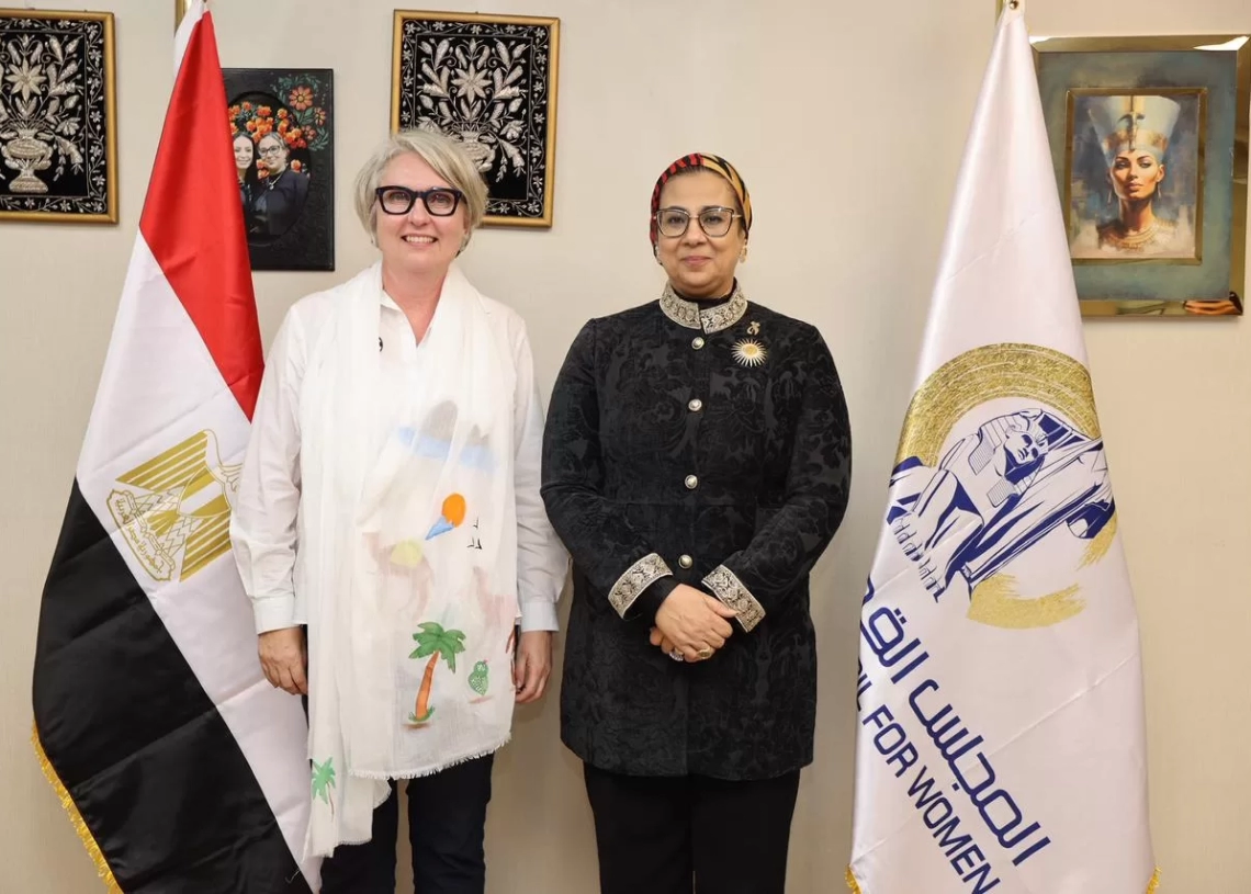 المستشارة أمل عمار تستعرض ملف تمكين المرأة خلال إستقبالها سفيرة فنلندا بالقاهرة 19 - جريدة المساء