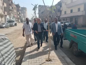 جولة ميدانية لنائب محافظ الجيزة لمتابعة مشروعات الرصف بالحوامدية 21 - جريدة المساء