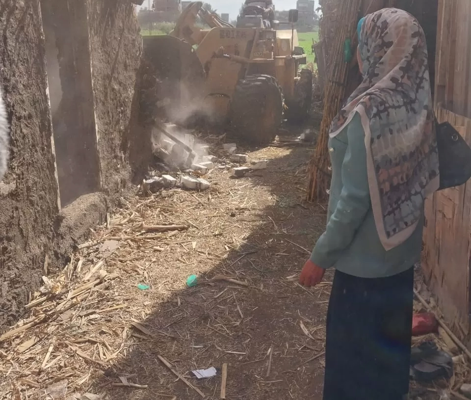 إزالات فورية للتعديات علي الأراضي الزراعية.. بقويسنا والباجور 19 - جريدة المساء