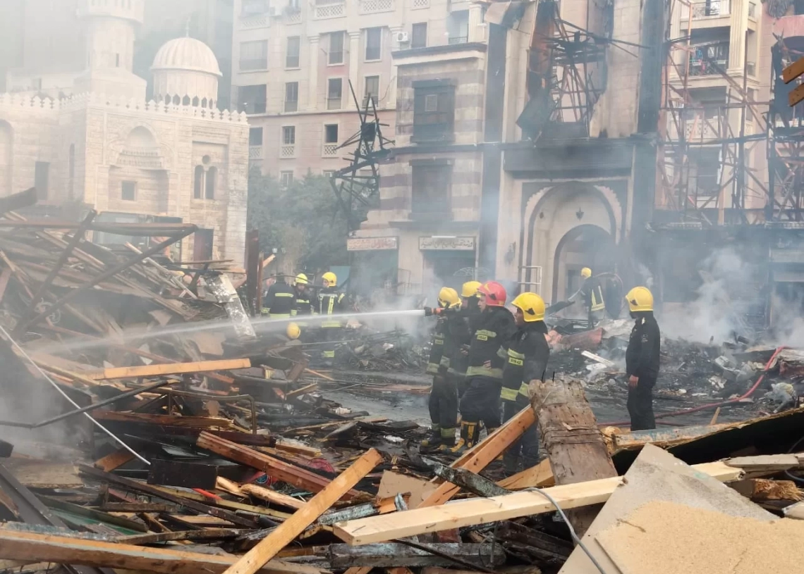 محافظ الجيزة: السيطرة الكاملة على حريق موقع التصوير باستوديو مصر دون وفيات 19 - جريدة المساء
