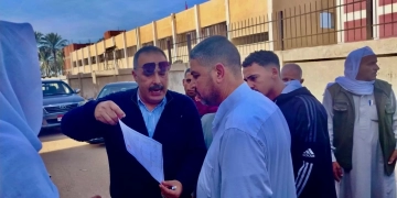 رئيس مياه القناة في جولة ميدانية بـ "عين غصين" لمتابعة خدمات المياه والصرف 2 - جريدة المساء رئيس مياه القناة في جولة ميدانية بـ "عين غصين" لمتابعة خدمات المياه والصرف 1 - جريدة المساء