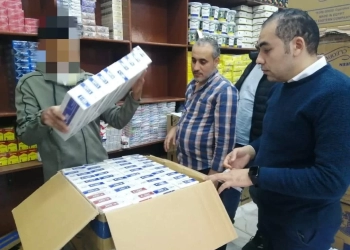 ضبط 11 ألف و 750 عبوة سجائر مهربة فى أحد المحال بشبين الكوم 16 - جريدة المساء