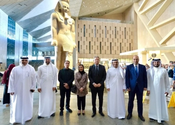 وزير إعلام البحرين يزور الأهرامات والمتحف الكبير برفقة رئيس الأعلى للإعلام 17 - جريدة المساء