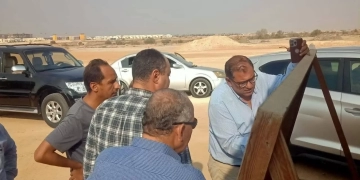 جولة ميدانية لمتابعة مشروعات المرافق الجديدة بمنطقة جنيفة بالشروق 1 - جريدة المساء