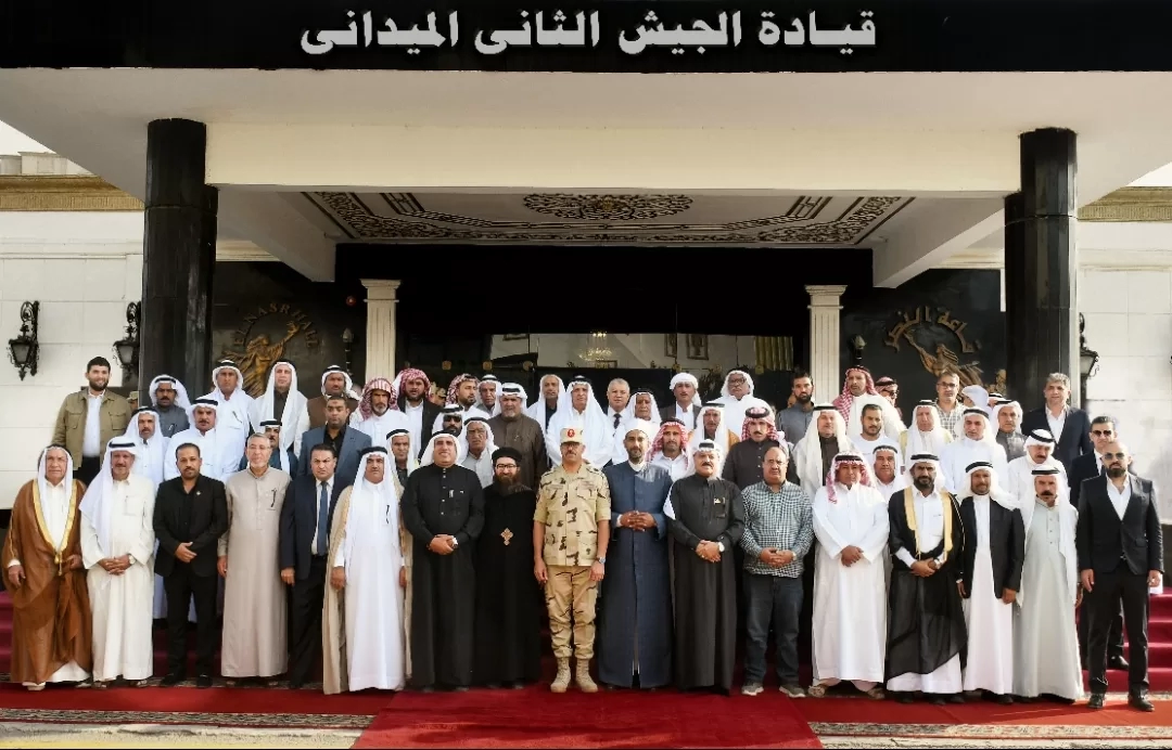 قيادة الجيش الثانى الميدانى تستقبل شيوخ وعواقل وممثلى المجتمع المدنى بشمال سيناء 19 - جريدة المساء