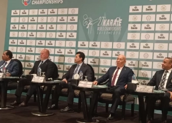 بحضور صبحي ورئيس الاتحاد الدولي والدهراوي ...مؤتمر صحفي عالمي قبل أيام من انطلاق بطولة العالم للكاراتيه 33 - جريدة المساء