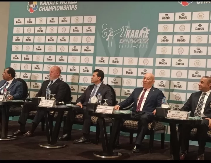 بحضور صبحي ورئيس الاتحاد الدولي والدهراوي ...مؤتمر صحفي عالمي قبل أيام من انطلاق بطولة العالم للكاراتيه 20 - جريدة المساء بحضور صبحي ورئيس الاتحاد الدولي والدهراوي ...مؤتمر صحفي عالمي قبل أيام من انطلاق بطولة العالم للكاراتيه 19 - جريدة المساء