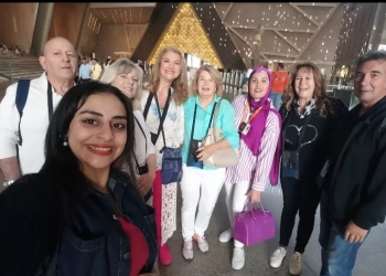 "الاتحاد المصري" ينظم جولة لوفود بطولة العالم للكاراتيه بالأهرامات والمتحف الكبير 23 - جريدة المساء