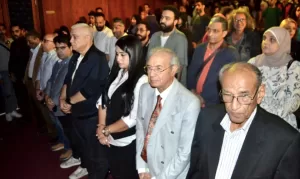 حفل افتتاح مهرجان الفضاءات غير التقليدية. بأكاديمية الفنون يكرم الدكتور مجدي كامل 125 - جريدة المساء