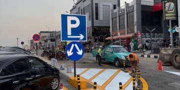 صور.. جهاز الشروق يُنجز باركن مجاني بالحرية لتسهيل المرور 1 - جريدة المساء