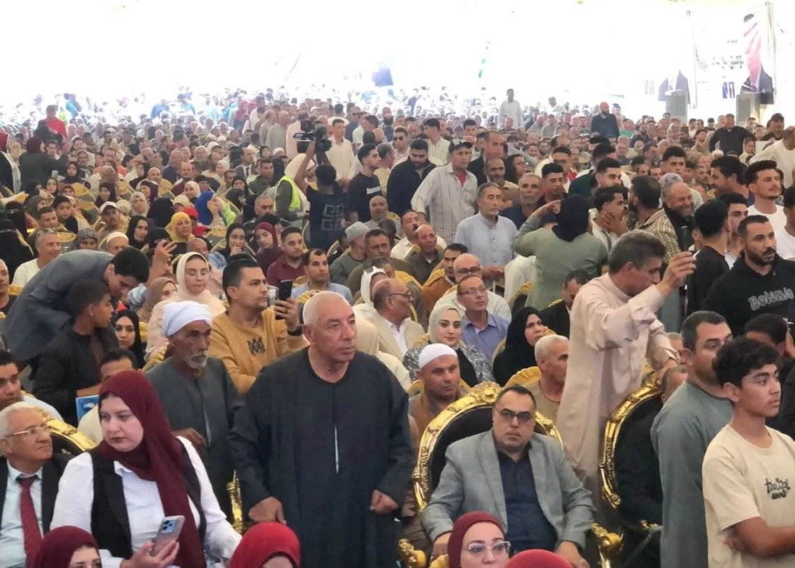 مؤتمر انتخابي لحزب مستقبل وطن بمحافظة كفر الشيخ باستاد سيدي سالم الرياضي 19 - جريدة المساء