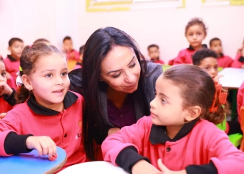 وزيرة التضامن فى الحضانة