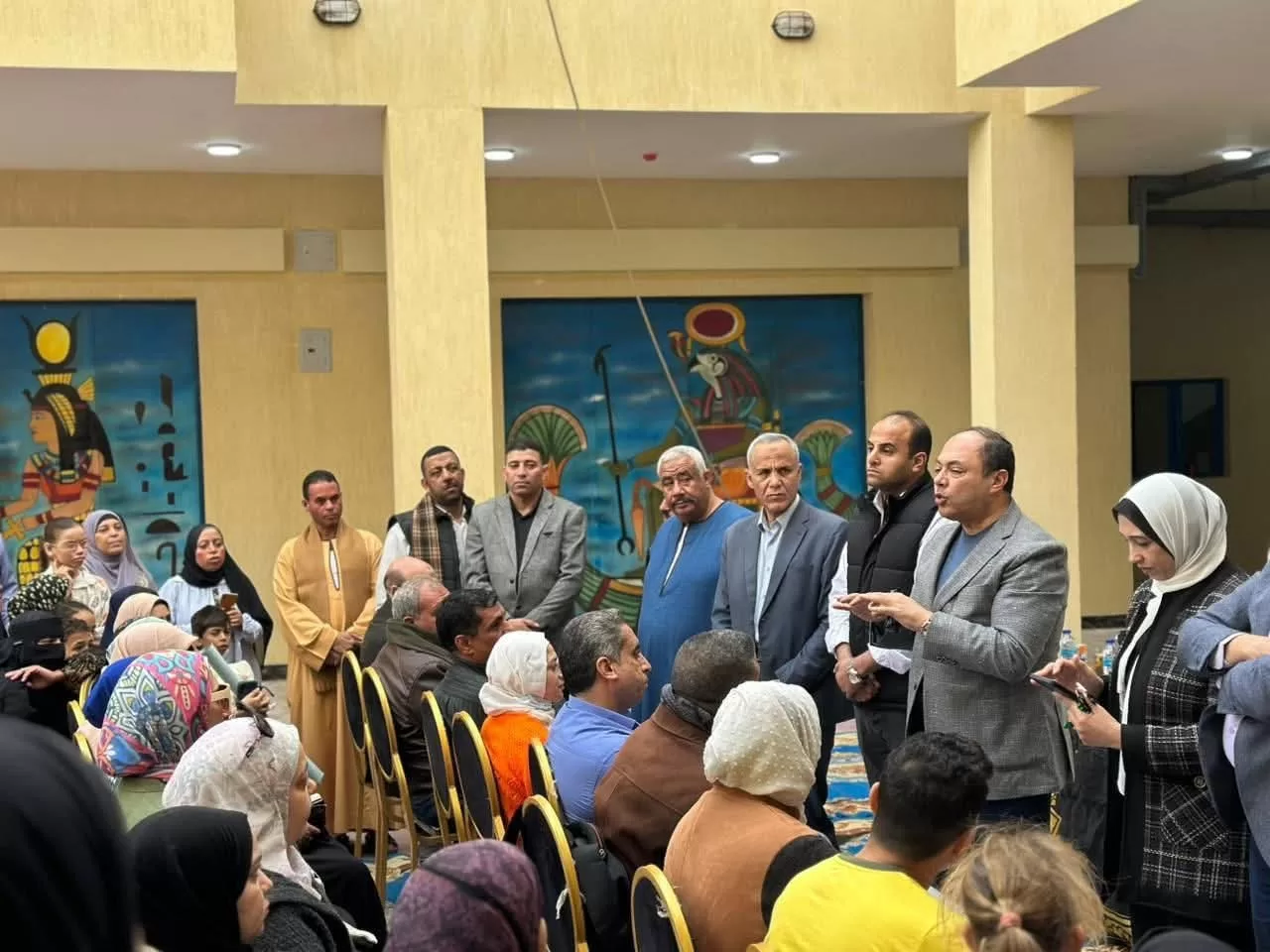 رئيس هيئة تنمية الصعيد يتابع الموقف التنفيذي للمشروعات التنموية ببني سويف 96 - جريدة المساء