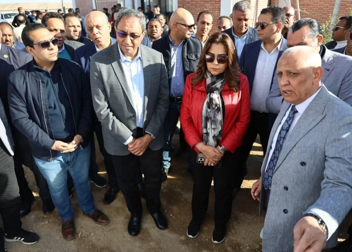 وزيرة التنمية المحلية تفتتح محطة معالجة الصرف بقرية الأشراف البحرية بقنا 51 - جريدة المساء