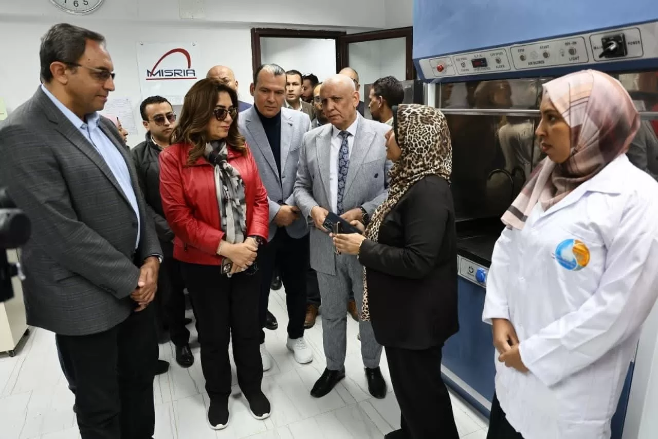 وزيرة التنمية المحلية تفتتح محطة معالجة الصرف بقرية الأشراف البحرية بقنا 57 - جريدة المساء