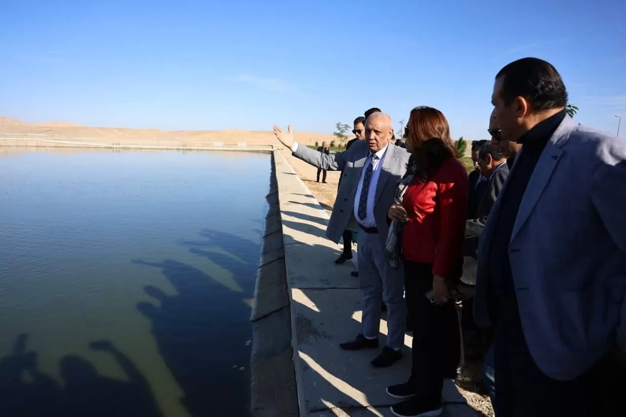 وزيرة التنمية المحلية تفتتح محطة معالجة الصرف بقرية الأشراف البحرية بقنا 59 - جريدة المساء