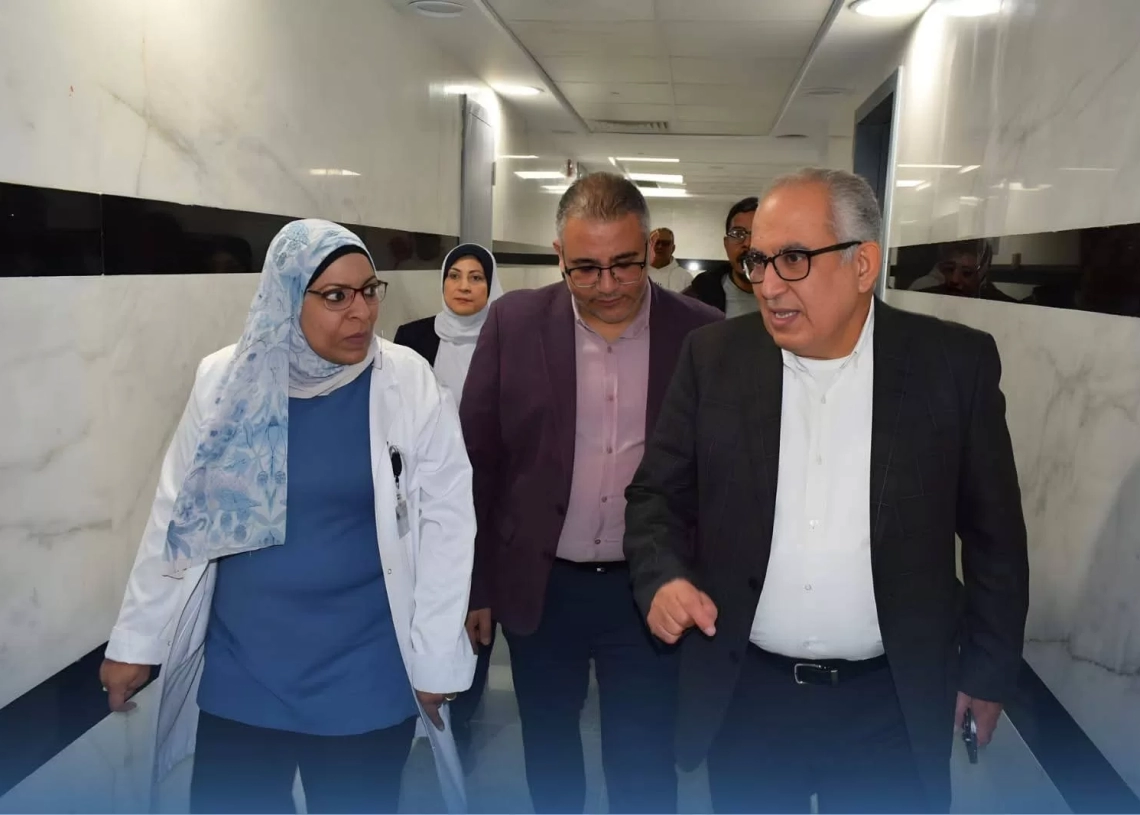 رئيس هيئة التأمين الصحي تفقد تطوير مستشفى مدينة نصر للتأمين الصحي ضمن خطة المتابعة الميدانية 19 - جريدة المساء