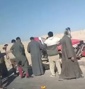 كارثة على الطريق الصحراوي.. مصرع 5 أشخاص بينهم طفلة في تصادم مروع بالمنيا 31 - جريدة المساء