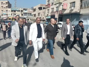نائب محافظ الجيزة يتفقد أعمال الخطة الاستثمارية لتطوير مدينة الصف 22 - جريدة المساء