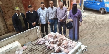 ضبط 2 طن من اللحوم والدواجن الفاسدة بالمنوفية 1 - جريدة المساء
