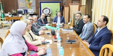 "أبو ليمون" يلتقي وفد كلية الهندسة. لبحث سبل دعم خطط التنمية بالمنوفية 1 - جريدة المساء