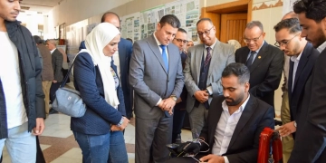 افتتاح معرض " ابتكار مستدام " علي هامش مؤتمر الجامعة بالمنوفية 9 - جريدة المساء