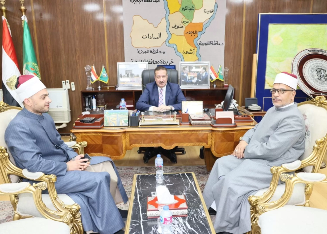 محافظ المنوفية خلال لقائه وكيل الأوقاف الجديد : ضرورة دمج الخطاب الديني في مسارات التنمية 19 - جريدة المساء محافظ المنوفية خلال لقائه وكيل الأوقاف الجديد : ضرورة دمج الخطاب الديني في مسارات التنمية 18 - جريدة المساء