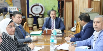 محافظ المنوفية يناقش معوقات مشروعات مياه الشرب و الصرف الصحي و الكهرباء ضمن مبادرة "حياة كريمة" 1 - جريدة المساء