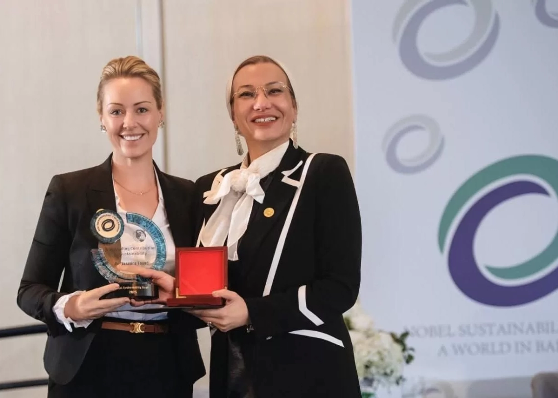 القومي للمرأة يهنئ الدكتورة ياسمين فؤاد لفوزها بجائزة صندوق نوبل للاستدامة لعام 2025. 16 - جريدة المساء القومي للمرأة يهنئ الدكتورة ياسمين فؤاد لفوزها بجائزة صندوق نوبل للاستدامة لعام 2025. 15 - جريدة المساء