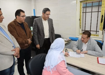 محافظ المنوفية يعطي اشارةالتشغيل التجريبى لصرف صحي كفر قورص باشمون 15 - جريدة المساء