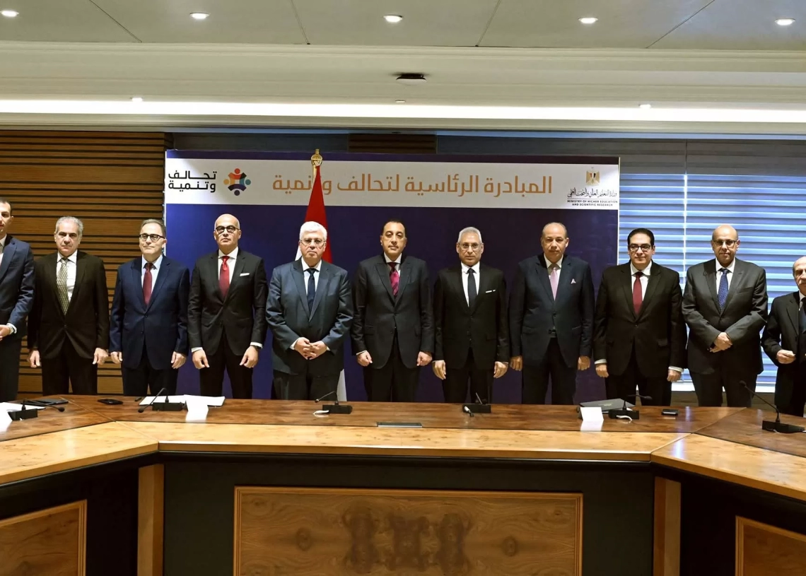 بحضور رئيس الوزراء ووزير التعليم العالي.. رئيس جامعة المنصورة يوقع البروتوكول التنفيذي لتحالف "تطوير صناعة الألبان والصناعات الغذائية" ضمن المبادرة الرئاسية "تحالف وتنمية"  19 - جريدة المساء