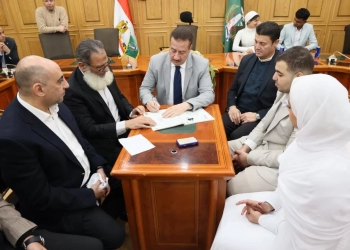 في لفتة إنسانية ووسط زغاريد الفرحة.. محافظ المنوفية يشهد عقد قران عروسين يتيمين و يهديهما دعماً مالياً و مساعدات عينية 25 - جريدة المساء في لفتة إنسانية ووسط زغاريد الفرحة.. محافظ المنوفية يشهد عقد قران عروسين يتيمين و يهديهما دعماً مالياً و مساعدات عينية 24 - جريدة المساء