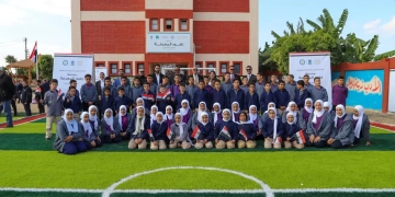 مصر الخير تفتتح مدرسة «زهور المعرفة» بعد تطويرها وتجهيزها بأحدث الوسائل التعليمية 1 - جريدة المساء
