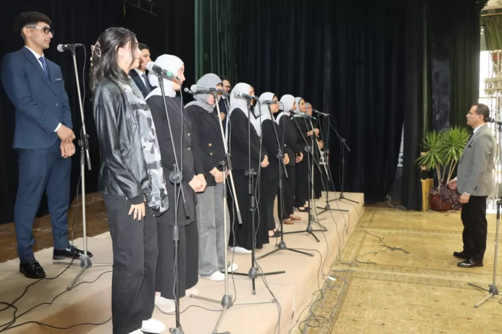 أغان وطنية وإبداع طلابي..فى احتفالات جامعة المنوفية بعيدها الـ49 20 - جريدة المساء