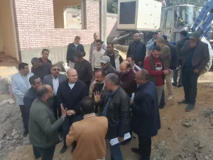 نائب محافظ الجيزة يتفقد عددا من المشروعات الخدمية بمنشأة القناطر 33 - جريدة المساء
