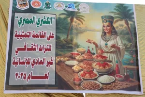 "الكشري المصري" يدخل قائمة التراث العالمي.. احتفالية كبرى بالمنيا على ممشى المتحف "الآتوني" 25 - جريدة المساء