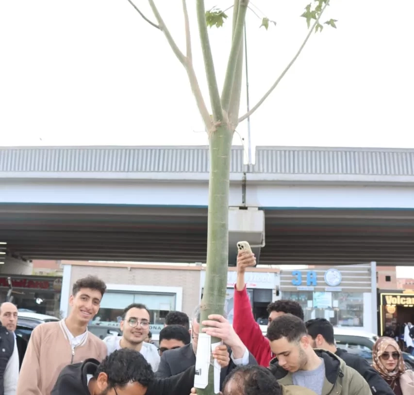 "القاصد"يشارك في زراعة الأشجار بجامعة المنوفية الأهلية 19 - جريدة المساء