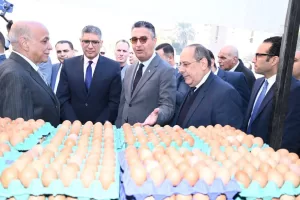 وزير التموين ومحافظ الجيزة يفتتحان سوق اليوم الواحد بشارع فيصل 23 - جريدة المساء