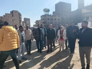 نائب محافظ الجيزة يتفقد أعمال تطوير طريق الحفرية.. لربط محور كمال عامر بالدائرى 23 - جريدة المساء