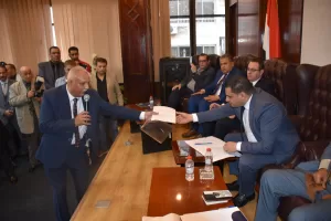 شعبة المواد الغذائية بالجيزة يعقدون اجتماعًا مع مسؤولي التموين لمناقشة تحديات القطاع 19 - جريدة المساء