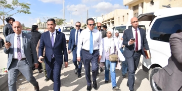 فى جولة مفاجئة وزير الصحة تفقد مستشفى 6 أكتوبر المركزي للبدء في تنفيذ مشروع المستشفى الجديد 1 - جريدة المساء