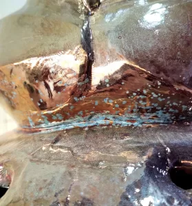 افتتاح معرض "البلورة" للفنانة مروة زكى بجامعة الإسكندرية 45 - جريدة المساء