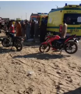 كارثة على الطريق الصحراوي.. مصرع 5 أشخاص بينهم طفلة في تصادم مروع بالمنيا 29 - جريدة المساء