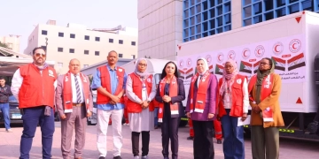 إطلاق قافلة الإغاثة الإنسانية للسودان