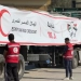 الهلال الأحمر المصري يطلق القافلة المئة زاد العزة لدعم غزة